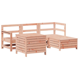 vidaXL 5dílná zahradní sedací souprava masivní dřevo douglasky (3250494)