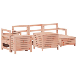 vidaXL 7dílná zahradní sedací souprava masivní dřevo douglasky (3250534)