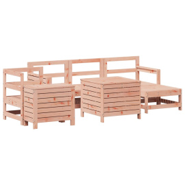 vidaXL 7dílná zahradní sedací souprava masivní dřevo douglasky (3250542)