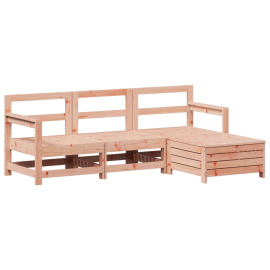 vidaXL 4dílná zahradní sedací souprava masivní dřevo douglasky (3250794)