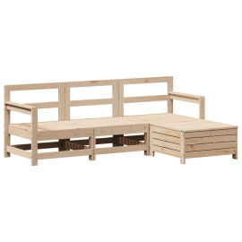 vidaXL 4dílná zahradní sedací souprava masivní borové dřevo (3250800)